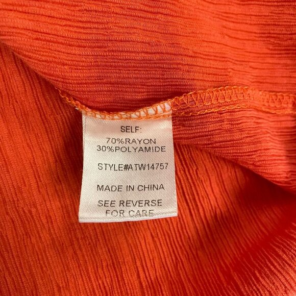 ANDTHEWHY Womens Colorblock Top Button Up Long Sleeve Size Small - Picture 9 of 9